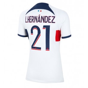 Paris Saint-Germain Lucas Hernandez #21 Gostujuci Dres za Ženska 2023-24 Kratak Rukavima